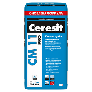 Клеюча суміш для плитки Ceresit CM 11 pro 27 кг 1771762 фото