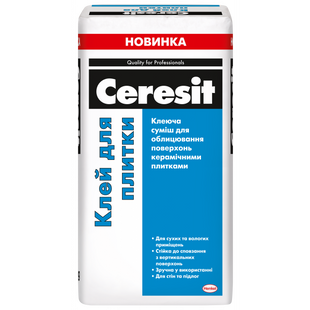 Клеюча суміш для облицювання Ceresit Клей для плитки 25 кг 2872057 фото