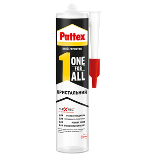 Клей-герметик Pattex One For All Кристальний 290 г 2872457 фото
